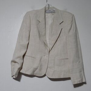 EVEN-PICONE CREAM colored blazer ladies size 8‎